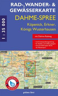 Produktbild: Rad-, Wander- und Gew&auml;sserkarte Dahme-Spree