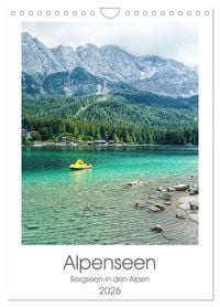 Produktbild: Alpenseen (Wandkalender 2026 DIN A4 hoch), CALVENDO Monatskalender