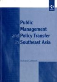 Produktbild: Public Management and Policy Transfer in Southeast Asia