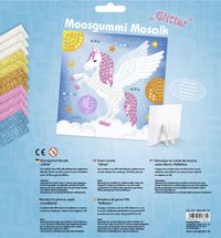 Bild vom Artikel URSUS Kinder-Bastelsets Moosgummi Mosaiken Glitter Pegasus, Bastelset aus Moosgummi-Stickern, ca. 25x25cm vom Autor 