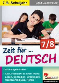 Produktbild: Zeit f&uuml;r Deutsch / Klasse 7-8