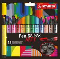 Bild vom Artikel STABILO Pen 68 MAX - ARTY - 12er Pack - mit 12 verschiedenen Farben vom Autor 