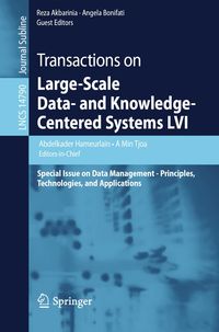 Produktbild: Transactions on Large-Scale Data- and Knowledge-Centered Systems LVI