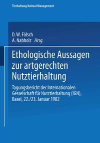 Produktbild: Ethologische Aussagen zur artgerechten Nutztierhaltung