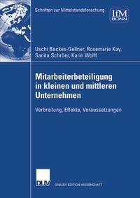 Produktbild: Mitarbeiterbeteiligung in kleinen und mittleren Unternehmen