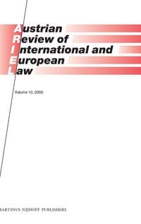 Produktbild: Austrian Review of International and European Law, Volume 10 (2005)