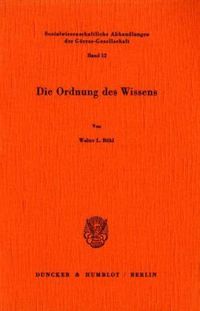Produktbild: Die Ordnung des Wissens