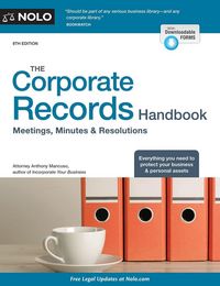 Produktbild: Corporate Records Handbk 8/e