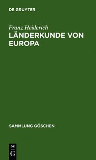Produktbild: L&auml;nderkunde von Europa