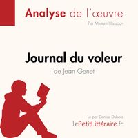 Produktbild: Journal du voleur de Jean Genet (Analyse de l'&oelig;uvre)