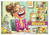 Produktbild: B&uuml;roalarm. Cartoons f&uuml;r alle, die trotzdem weitermachen (Wandkalender 2026 DIN A3 quer), CALVENDO Monatskalender