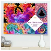 Produktbild: Fraktale Visionen (hochwertiger Premium Wandkalender 2026 DIN A2 quer), Kunstdruck in Hochglanz