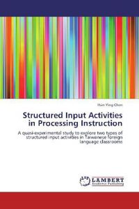 Produktbild: Chen, H: Structured Input Activities in Processing Instructi