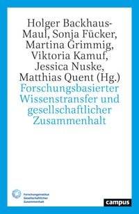 Produktbild: Forschungsbasierter Wissenstransfer und gesellschaftlicher Zusammenhalt