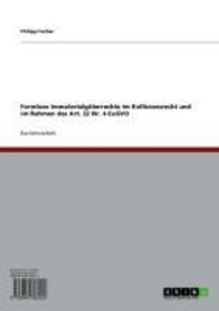 Produktbild: Formlose Immaterialg&uuml;terrechte im Kollisionsrecht und im Rahmen des Art. 22 Nr. 4 EuGVO