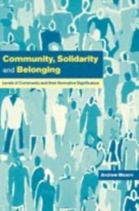 Produktbild: Community, Solidarity and Belonging