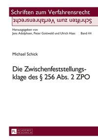 Produktbild: Die Zwischenfeststellungsklage des &sect; 256 Abs. 2 ZPO