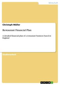Bild vom Artikel Restaurant Financial Plan vom Autor Christoph Müller