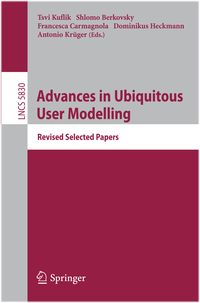 Produktbild: Advances in Ubiquitous User Modelling