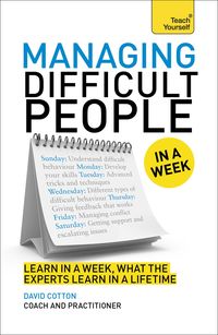 Produktbild: Managing Difficult People in a Week