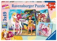 Produktbild: Kinderpuzzle 3x49 Teile - Mia and me - Im Land der Elfen und Einh&ouml;rner