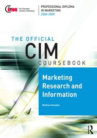 Produktbild: CIM Coursebook 08/09 Marketing Research and Information
