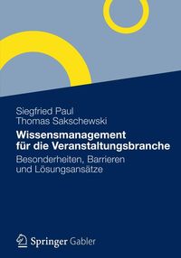 Produktbild: Wissensmanagement f&uuml;r die Veranstaltungsbranche