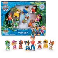Produktbild: PAW Patrol Jungle Pups &ndash; Spielfiguren-Geschenkset mit 7 Hundefiguren und 1 Ryderfigur zum Sammeln, ab 3 Jahren