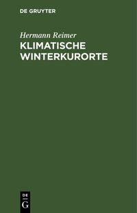 Produktbild: Klimatische Winterkurorte