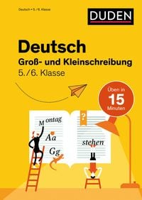 Produktbild: Deutsch in 15 Min - Gro&szlig;- und Kleinschreibung 5./6. Klasse