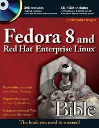 Produktbild: Fedora 8 and Red Hat Enterprise Linux Bible