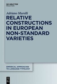 Produktbild: Relative Constructions in European Non-Standard Varieties