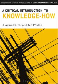 Produktbild: A Critical Introduction to Knowledge-How
