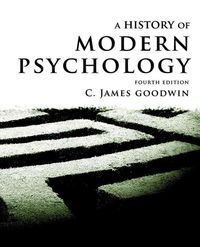 Produktbild: A History of Modern Psychology