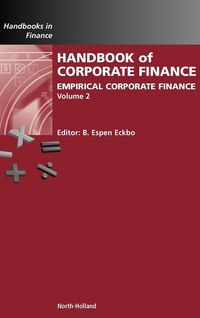 Produktbild: Handbook of Empirical Corporate Finance