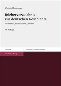 Produktbild: B&uuml;cherverzeichnis zur deutschen Geschichte