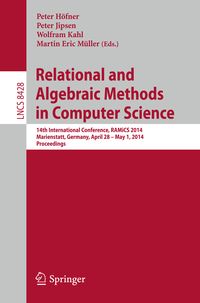 Produktbild: Relational and Algebraic Methods in Computer Science