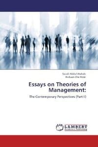 Produktbild: Abdul Wahab, S: Essays on Theories of Management: