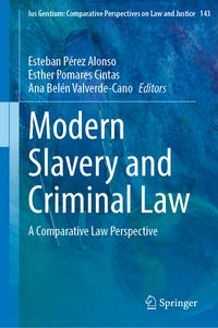 Produktbild: Modern Slavery and Criminal Law