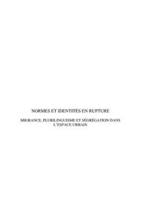 Produktbild: Norme(s) et identite(s) en rupture