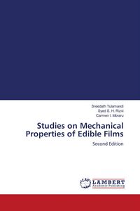 Produktbild: Studies on Mechanical Properties of Edible Films