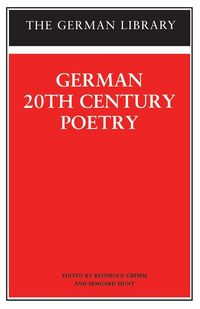 Produktbild: German 20th Century Poetry