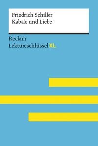 Produktbild: Lekt&uuml;reschl&uuml;ssel XL. Friedrich Schiller: Kabale und Liebe