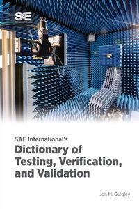 Produktbild: SAE International's Dictionary of Testing, Verification, and Validation