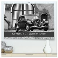 Produktbild: Citro&euml;n 11 CV Traction Avant in schwarzweiss (hochwertiger Premium Wandkalender 2026 DIN A2 quer), Kunstdruck in Hochglanz