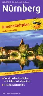 Produktbild: N&uuml;rnberg. Innenstadtplan 1:16 000