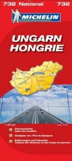 Produktbild: Michelin Nationalkarte Ungarn 1 : 400 000