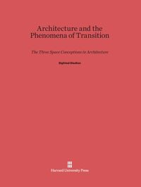 Produktbild: Architecture and the Phenomena of Transition