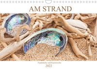 Produktbild: Am Strand - Fundst&uuml;cke und Kunstwerke (Wandkalender 2022 DIN A4 quer)
