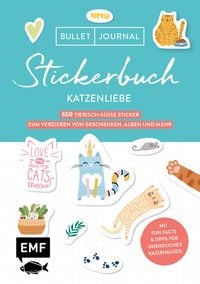 Produktbild: Bullet Journal Stickerbuch &ndash; Katzenliebe